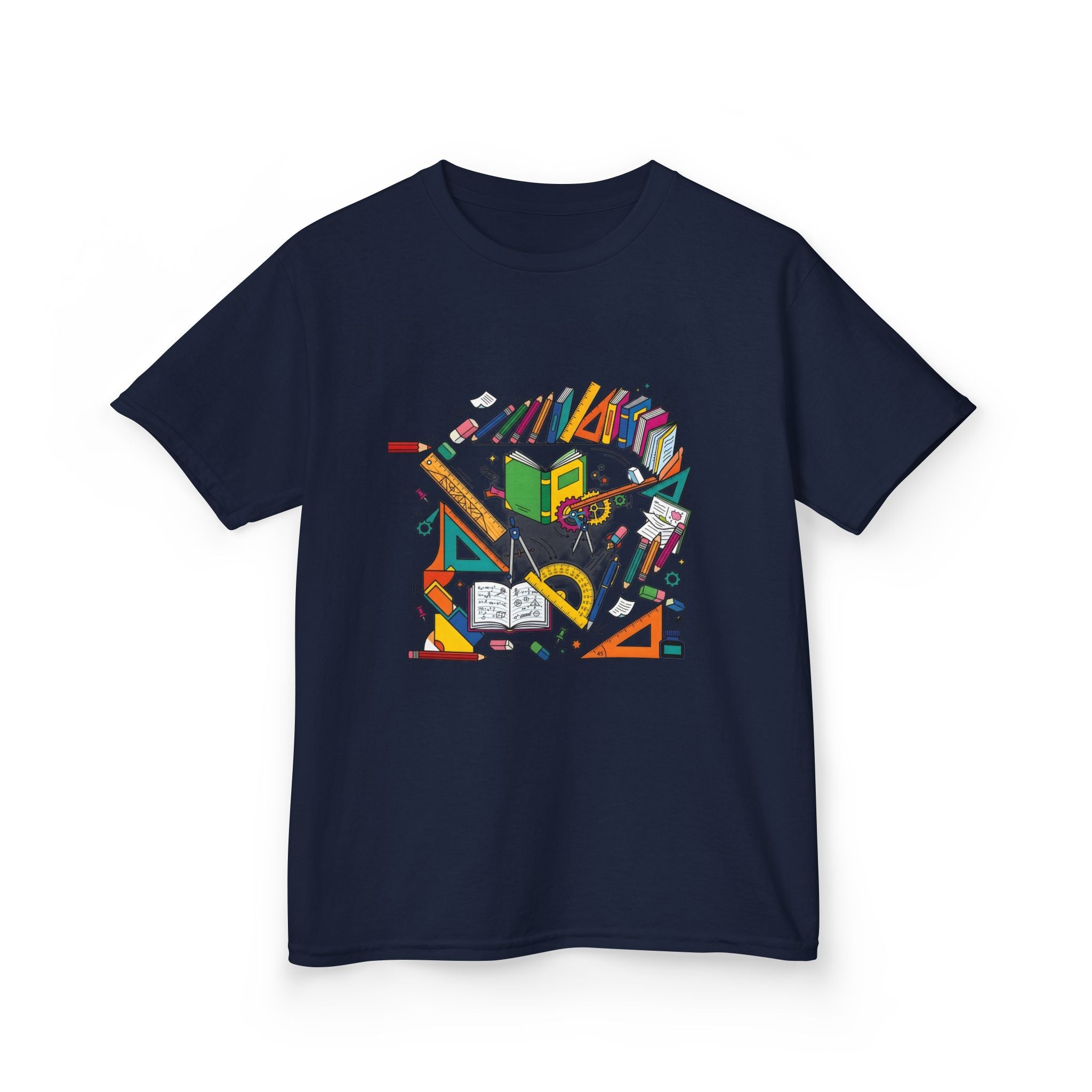 Kids School Supplies Tee - Doodle Art 2026 | Back to School