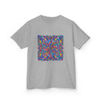 Kids Tee - Retro Geometric Kaleidoscope Abstract | 90s Aesthetic Top