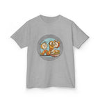 Kids Bookworm Tee - Cartoon Worm Studying Books | Back to School