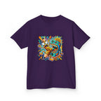 Kids Tee - Dynamic School Supplies Cartoon | Back to School Fun