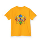 Kids Tee - Cartoon School Supplies & Learning Design | Back to School