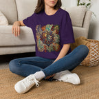 Unisex T-Shirt - Retro Psychedelic Theater Comedy Mask | Abstract Art