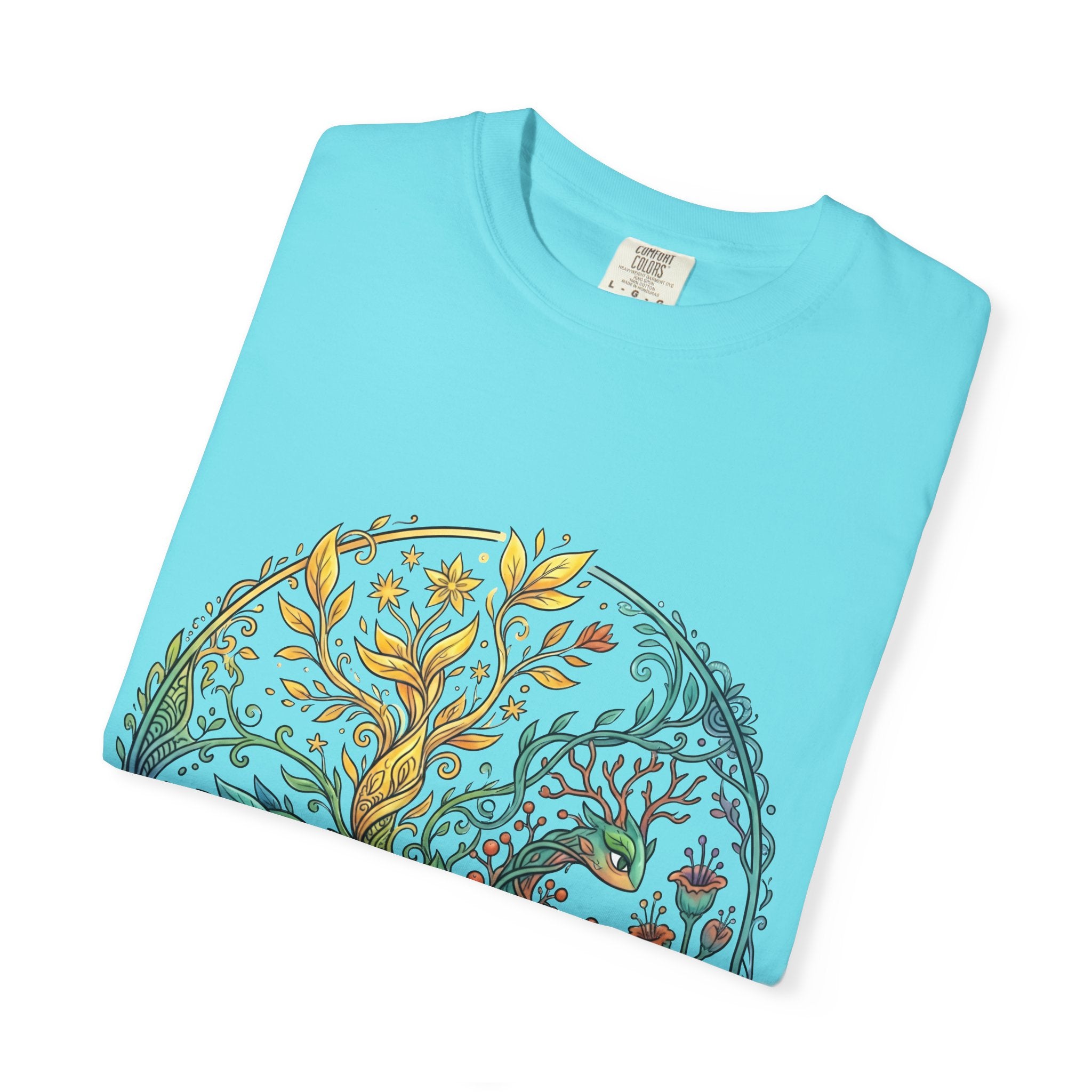 Elemental Dragon Tree T-Shirt - Mystical Nature Art | Comfort Colors