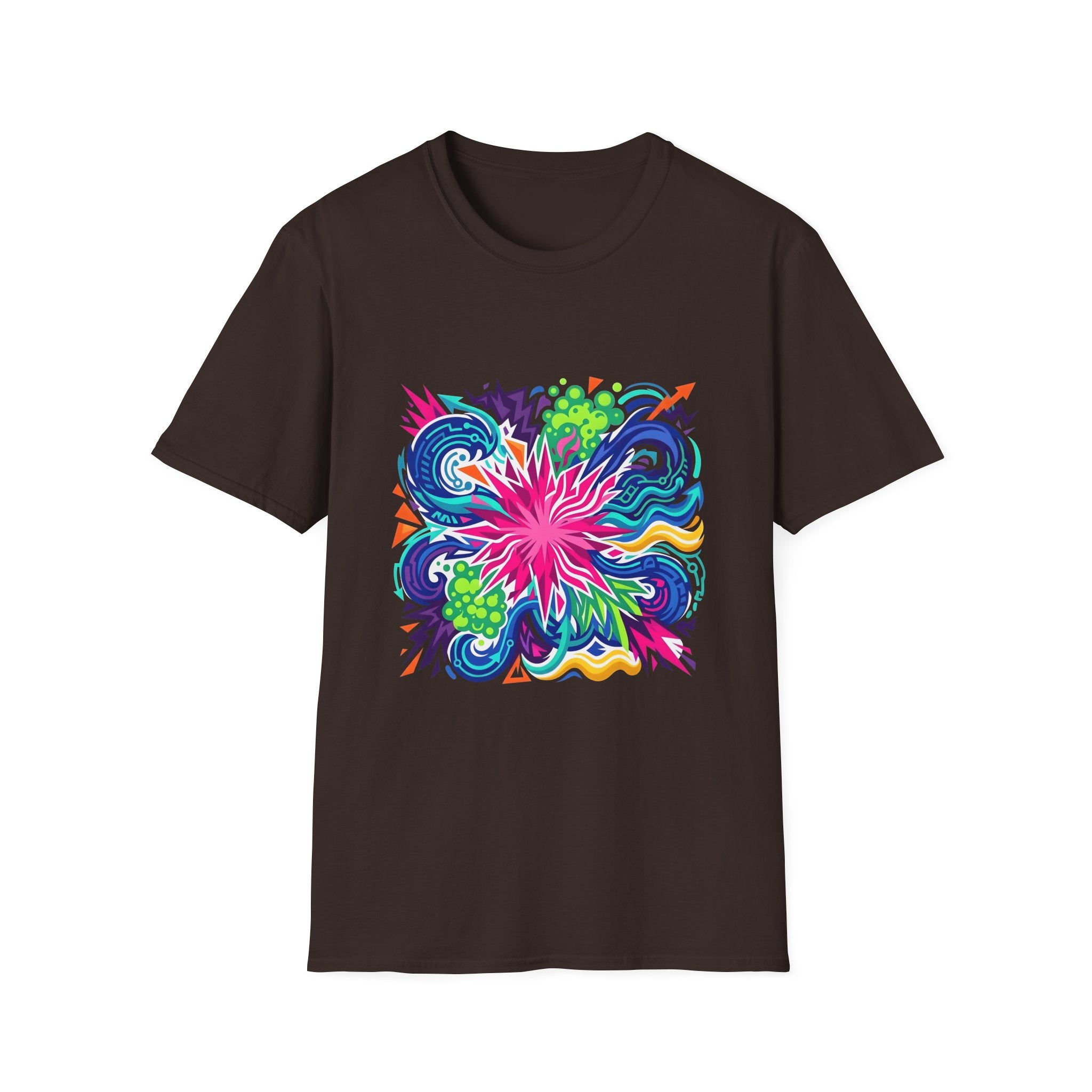 Abstract T-Shirt - Vibrant Graffiti Explosion | Unisex