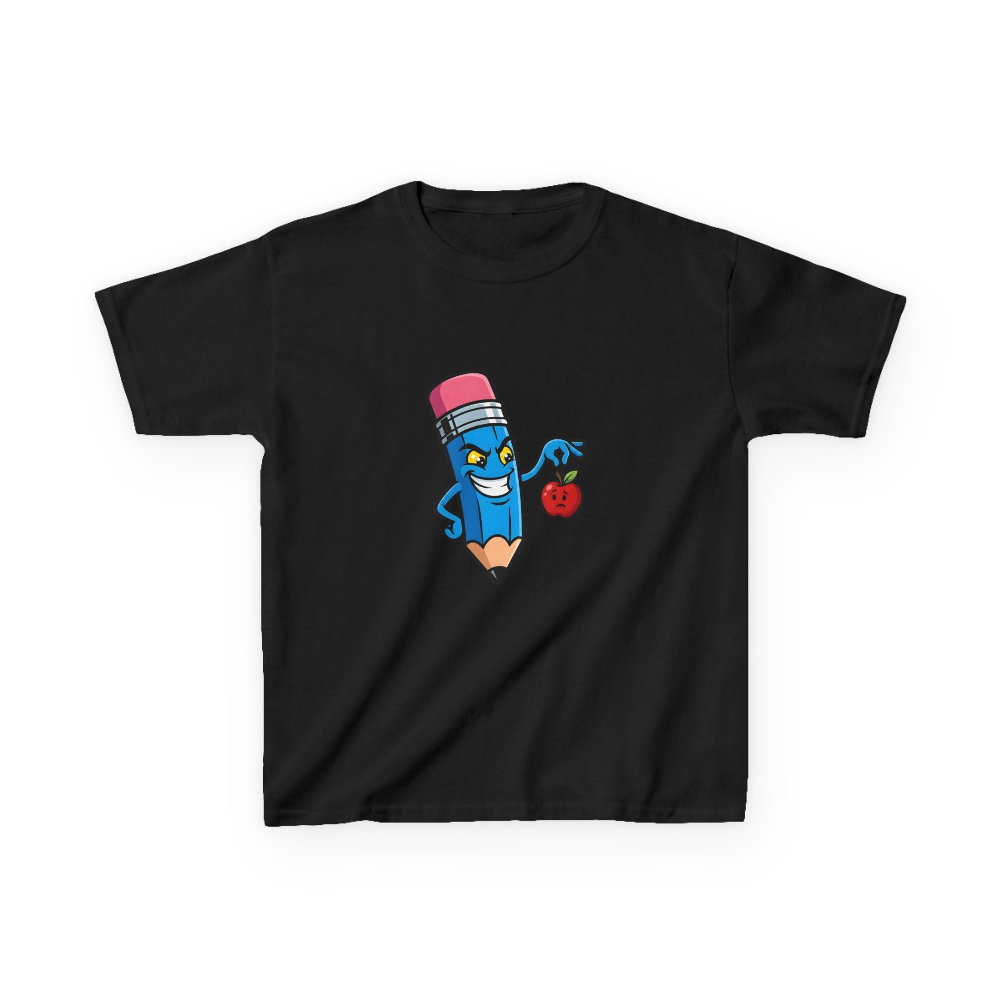 Kids Tee - Mischievous School Supplies Cartoon | Funny Education