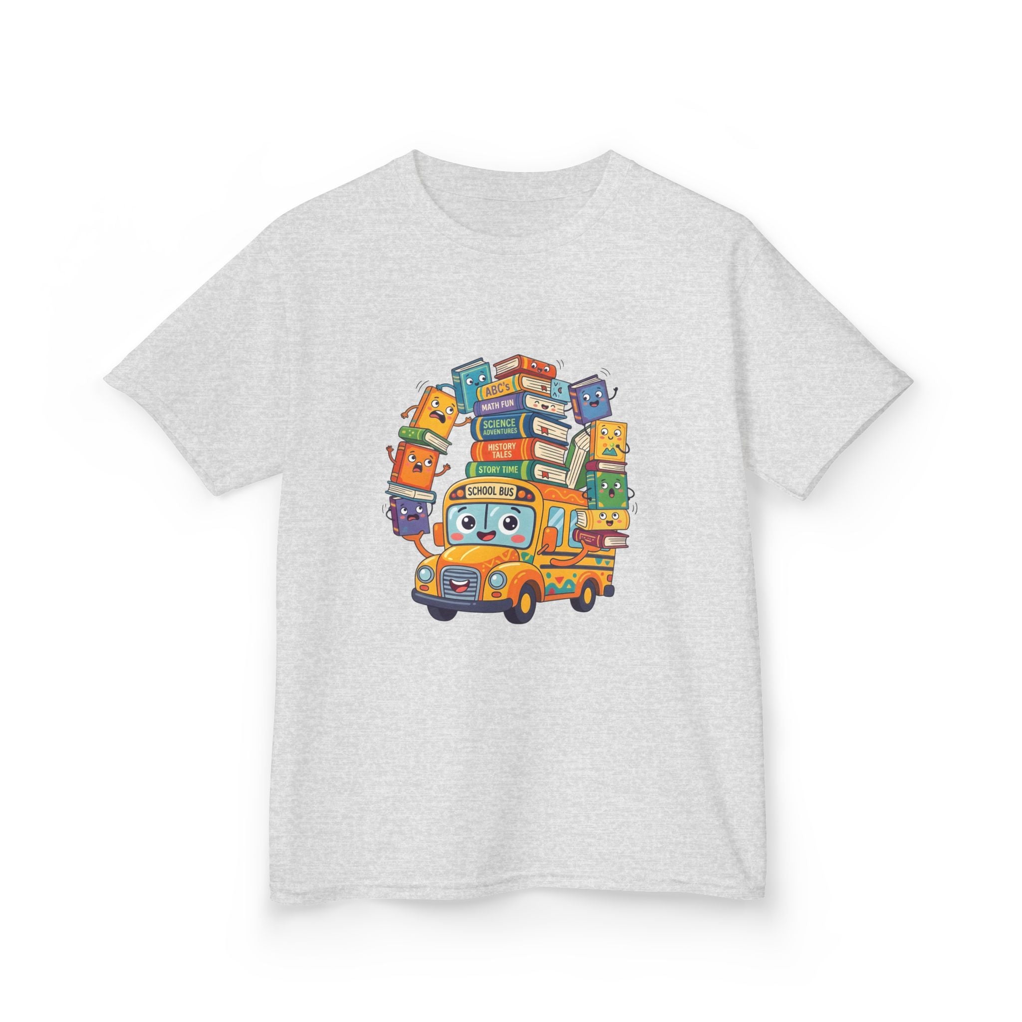 Kids Learning Tee - ABC's, Math & Science School Bus Fun