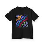 Kids Tee - Vibrant Elemental Magic Energy | Fantasy Glow