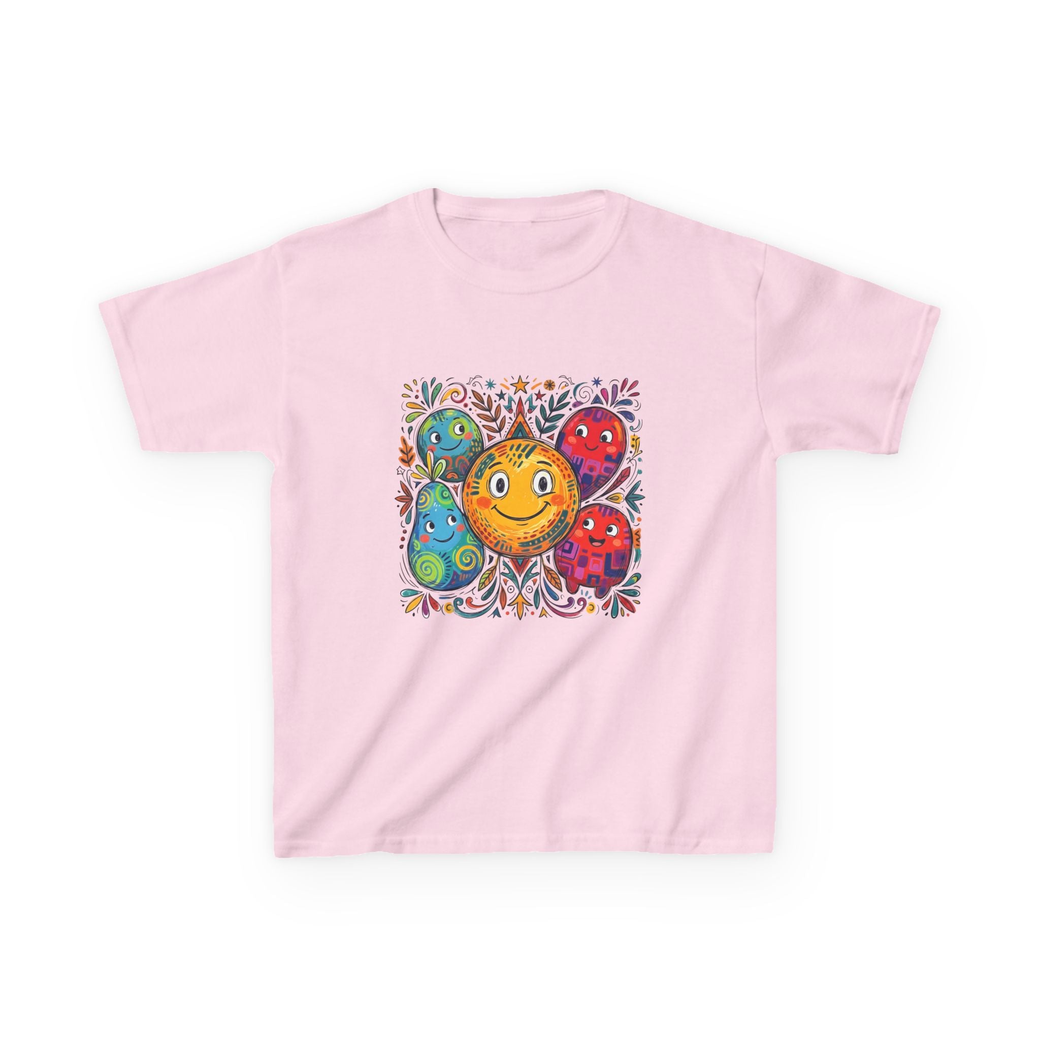 Kids Tee - Happy Friends & Colorful Joy | Playful Character Gift