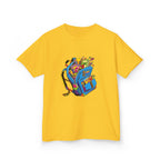 Kids Tee - Vibrant Geometric School Supplies Cartoon | Back to School