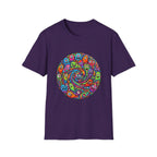 T-Shirt - Psychedelic Monster Swirl | Vibrant Alien Party