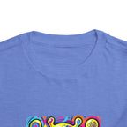 Toddler Tee - Vibrant Psychedelic Monster | Kids Abstract Cartoon Art