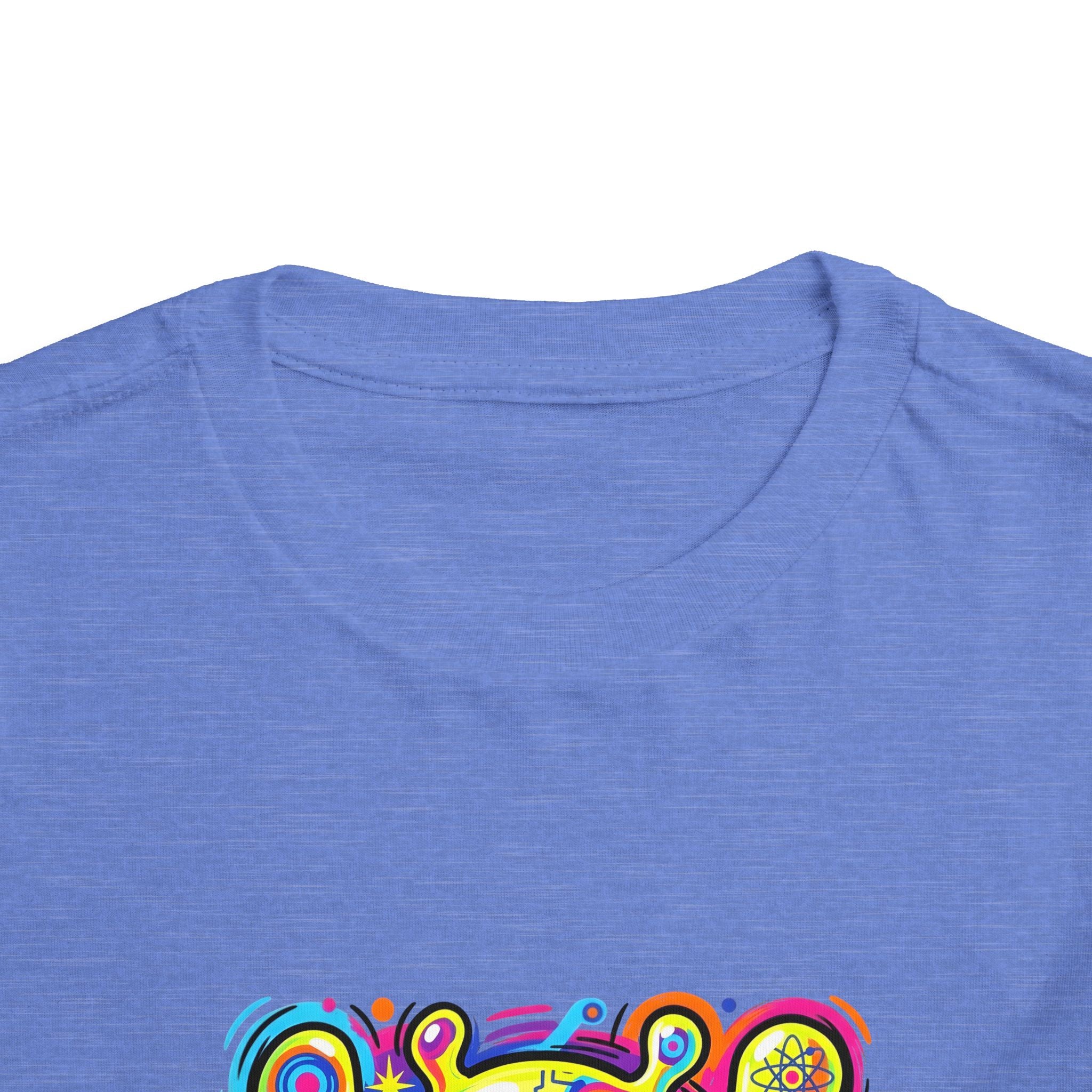 Toddler Tee - Vibrant Psychedelic Monster | Kids Abstract Cartoon Art
