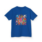 Kids T-Shirt - Cartoon School Supplies Doodle | Back to School