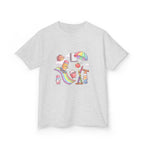 Kids Back to School Tee - Cute Faces School Supplies | Rainbow 2026