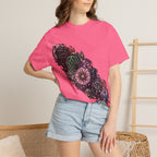 Unisex T-shirt - Dark Fantasy Celtic Skull Ankh | Garment-Dyed