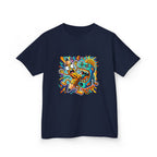 Kids Tee - Dynamic School Supplies Cartoon | Back to School Fun