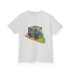 Kids T-Shirt - Vibrant Geometric Animal Bus Adventure