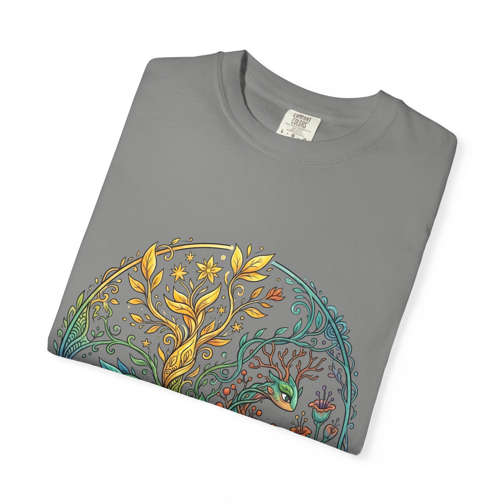 Elemental Dragon Tree T-Shirt - Mystical Nature Art | Comfort Colors