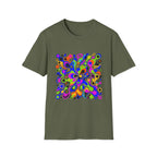 Unisex T-Shirt - Vibrant Organic Abstract | Psychedelic Flow