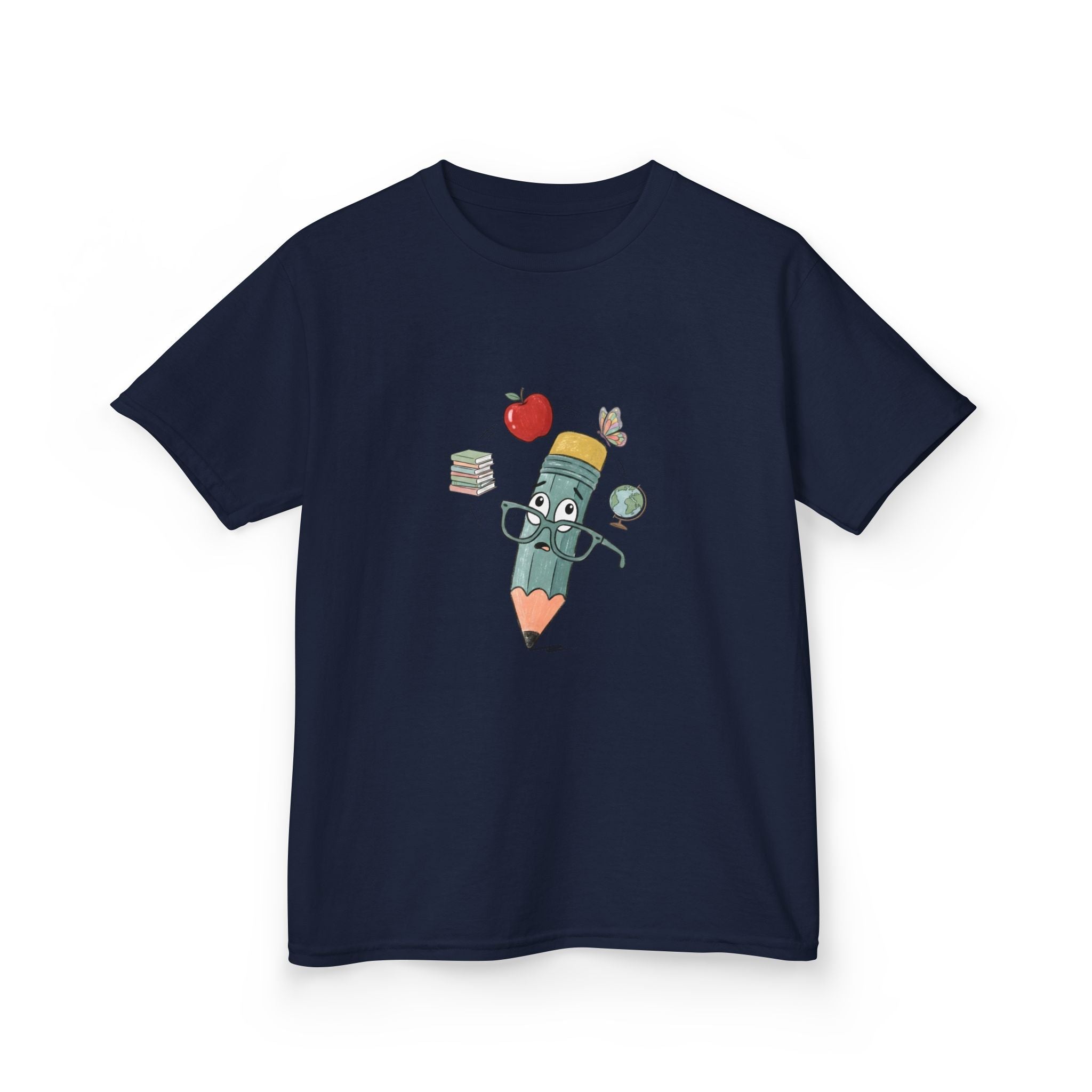 Kids School T-Shirt - Hand-Drawn Whimsical Learning Design
