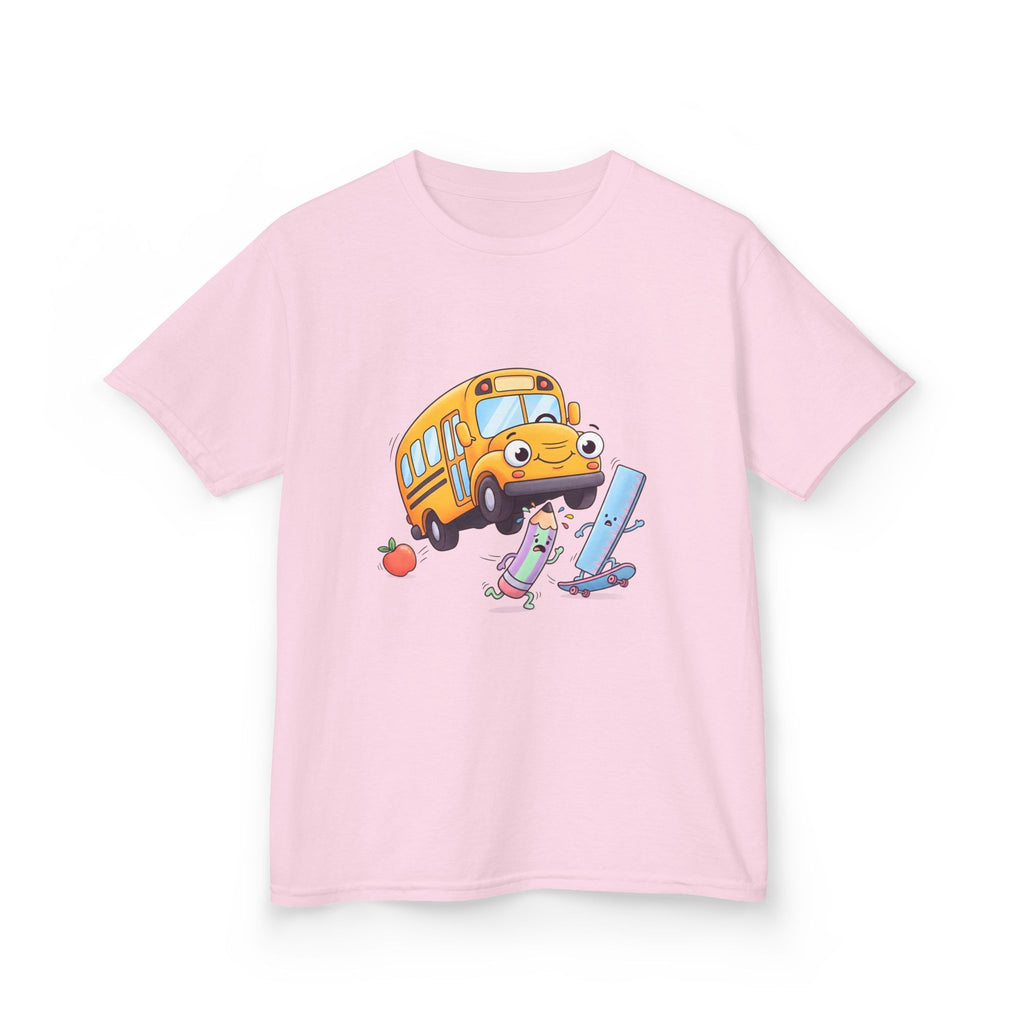 Kids School Bus Tee - Cute School Supplies Shirt | Back to School 2026