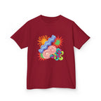 Kids T-Shirt - Playful Candy Explosion Abstract Art