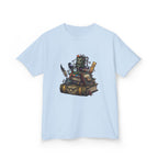 Kids Dark Academia Tee - Macabre School Supplies Skull