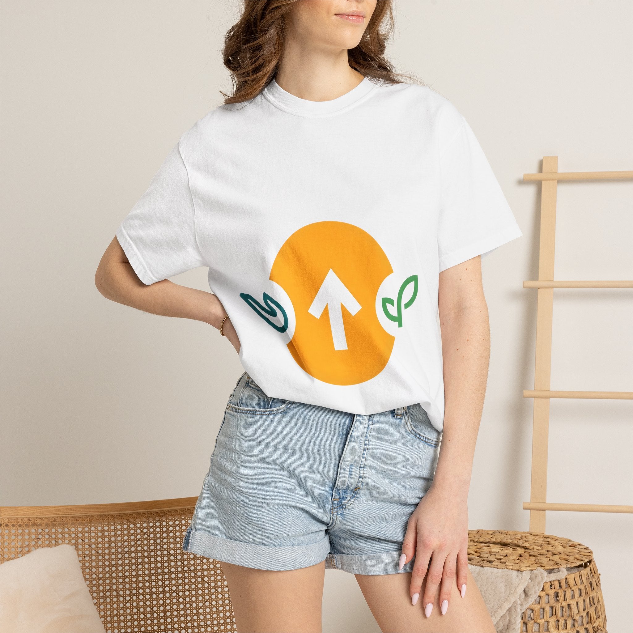 Symbolic Growth T-shirt - Modern Nature Aesthetic | Comfort Colors