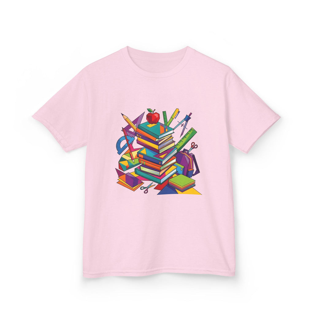 Kids T-Shirt - Geometric School Supplies Tee | Back to School