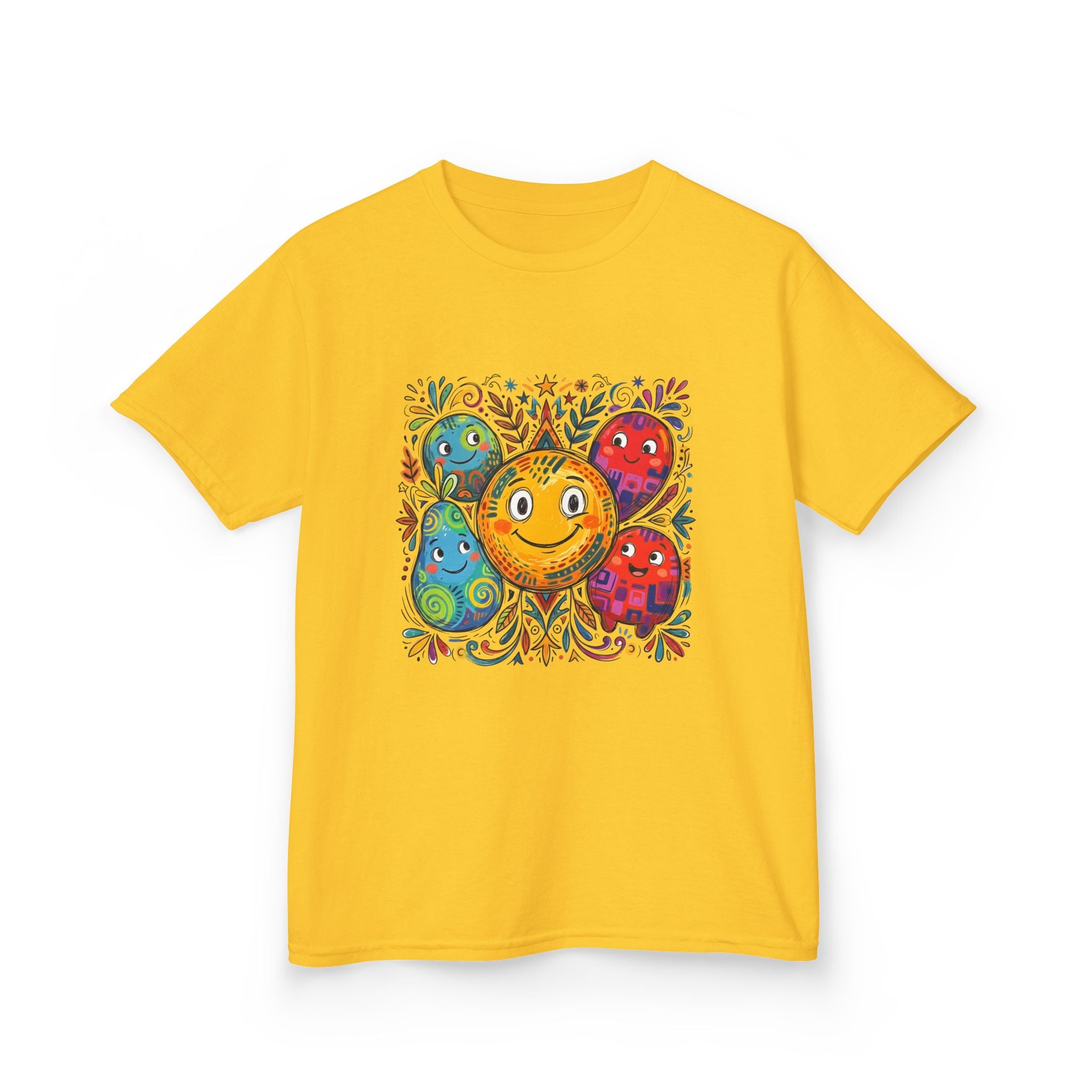 Kids Tee - Happy Friends & Colorful Joy | Playful Character Gift