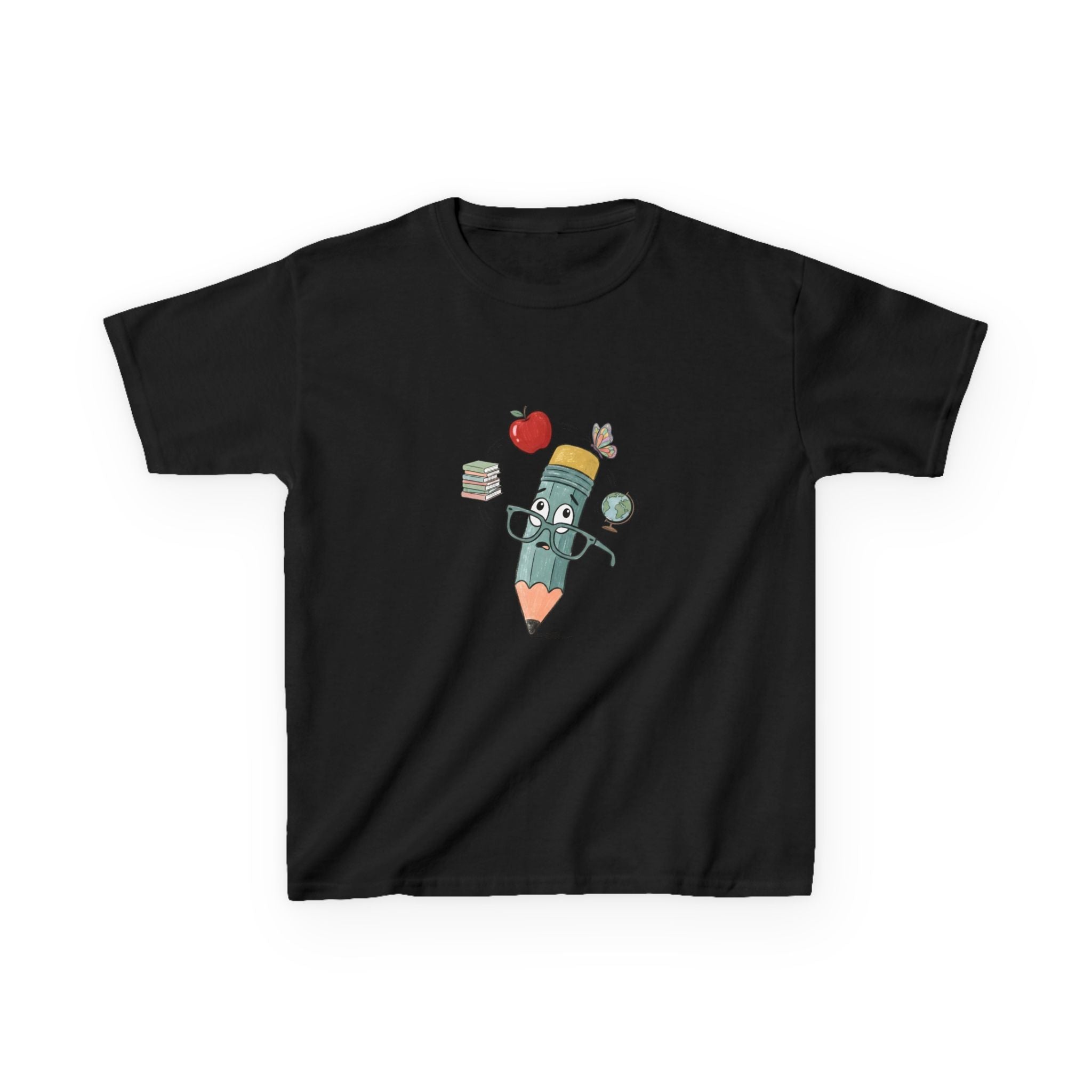 Kids School T-Shirt - Hand-Drawn Whimsical Learning Design