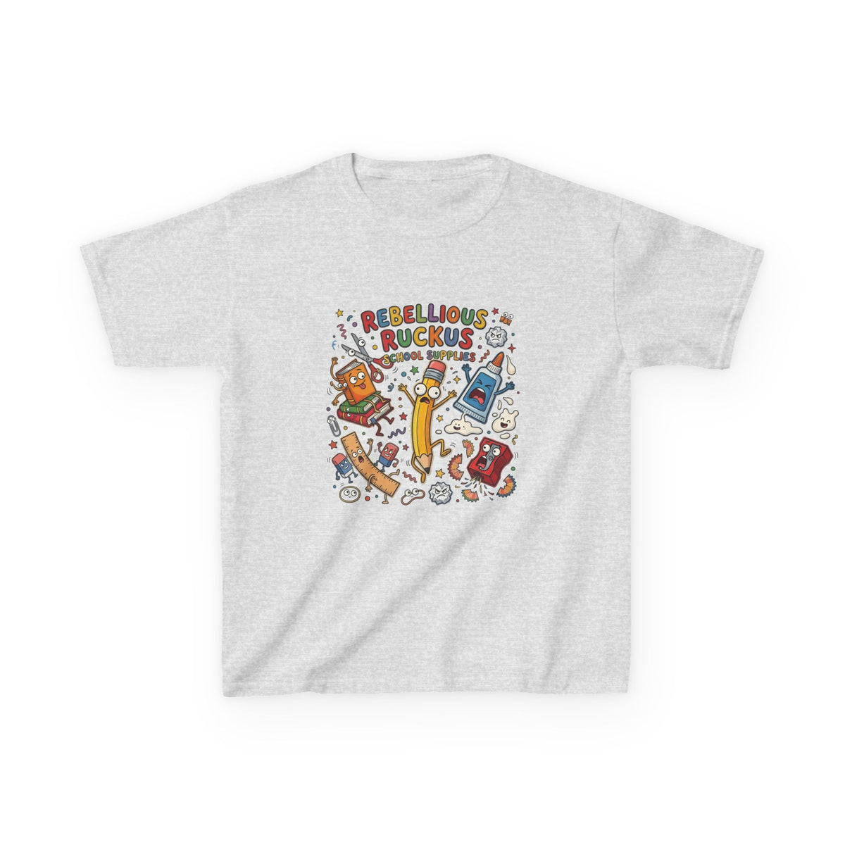 Kids Tee - Rebellious Ruckus School Supplies T-Shirt