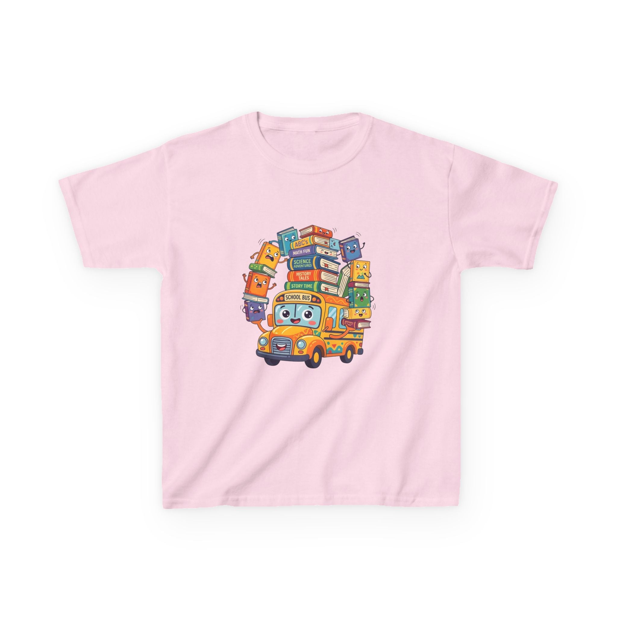 Kids Learning Tee - ABC's, Math & Science School Bus Fun