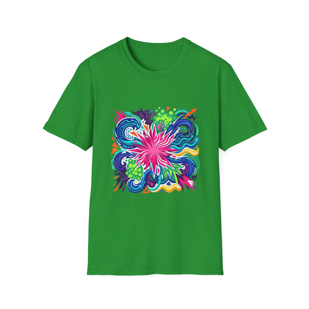 Abstract T-Shirt - Vibrant Graffiti Explosion | Unisex