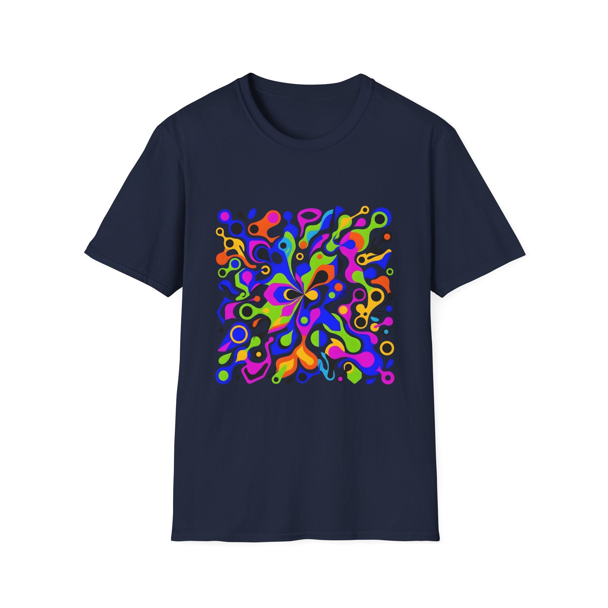 Unisex T-Shirt - Vibrant Organic Abstract | Psychedelic Flow