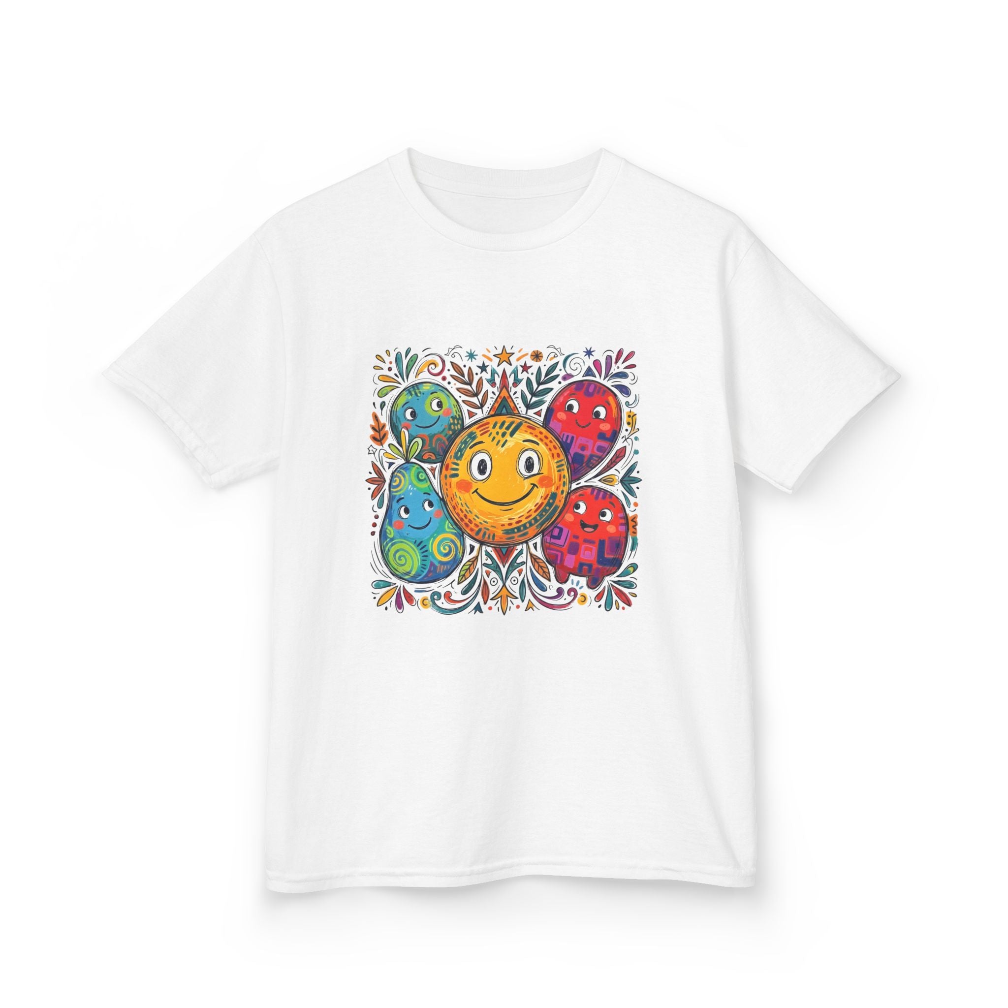 Kids Tee - Happy Friends & Colorful Joy | Playful Character Gift