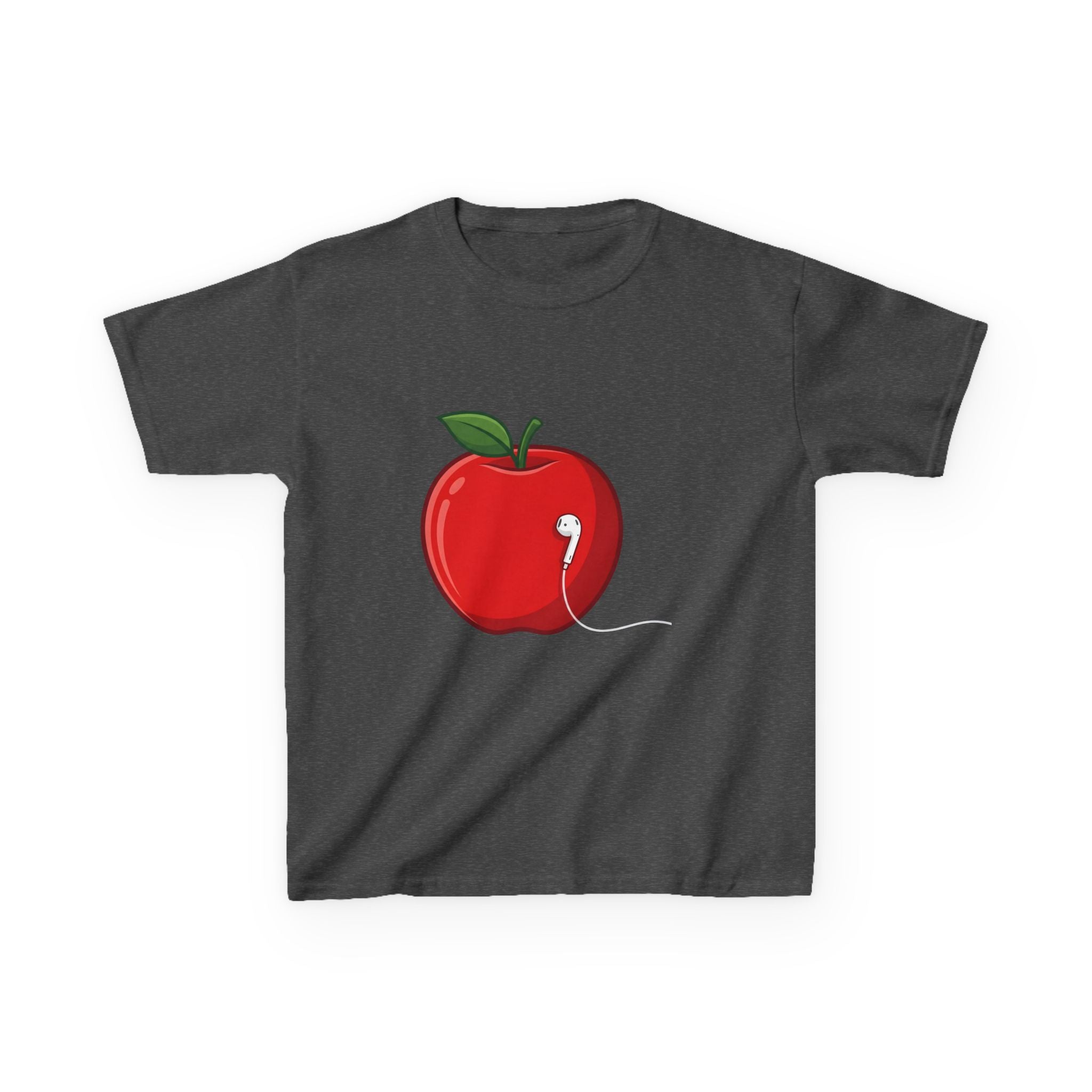 Kids Tee - Cartoon Minimalist Apple Music Earbud Tech