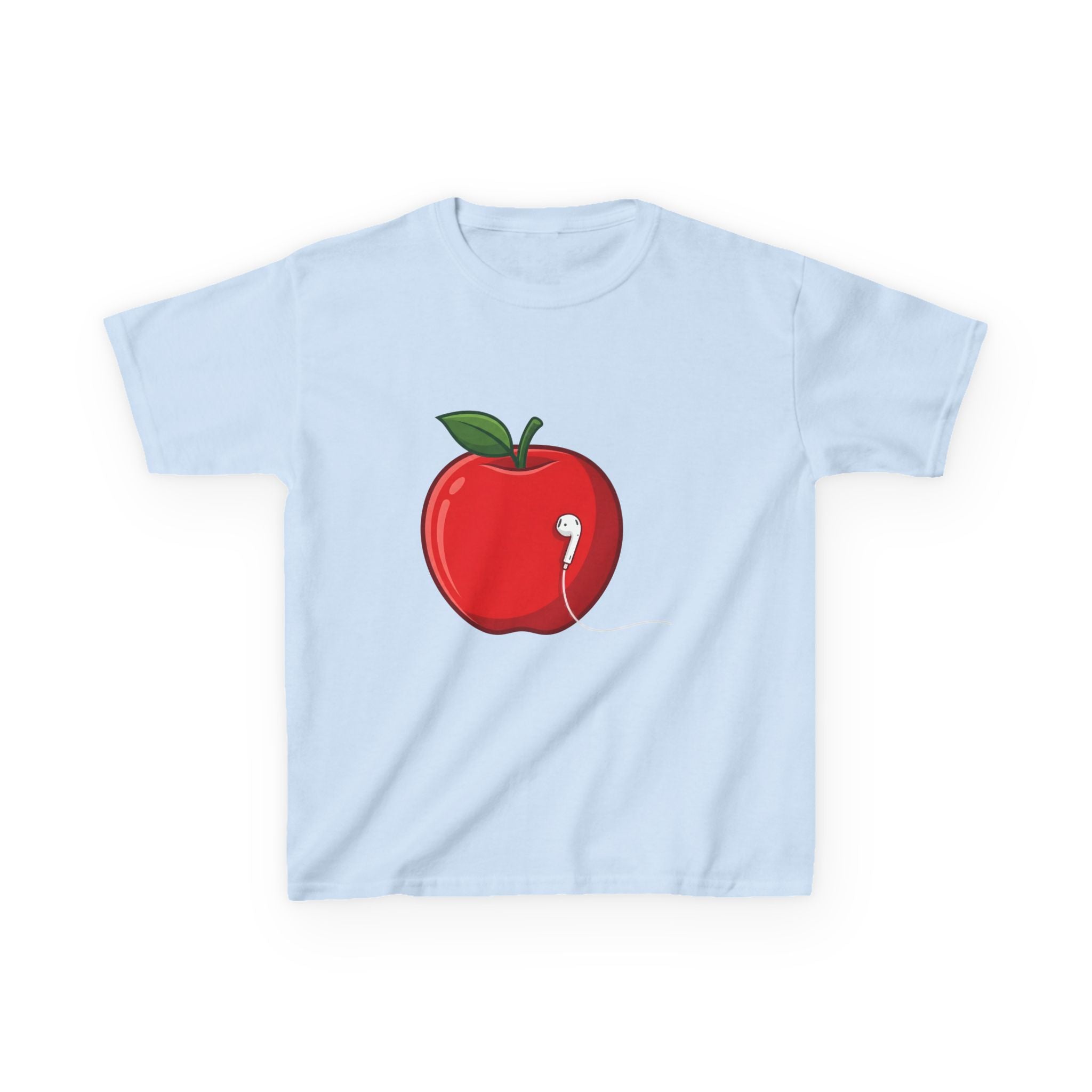 Kids Tee - Cartoon Minimalist Apple Music Earbud Tech