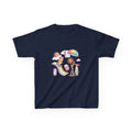 Kids Back to School Tee - Cute Faces School Supplies | Rainbow 2026