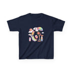 Kids Back to School Tee - Cute Faces School Supplies | Rainbow 2026