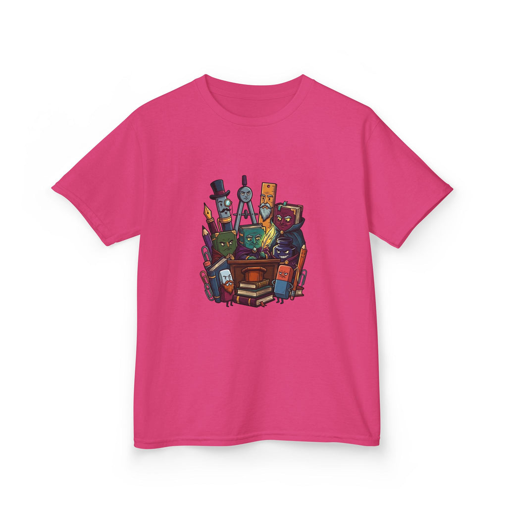 Kids Tee - Whimsical School Supplies Characters | Back to School