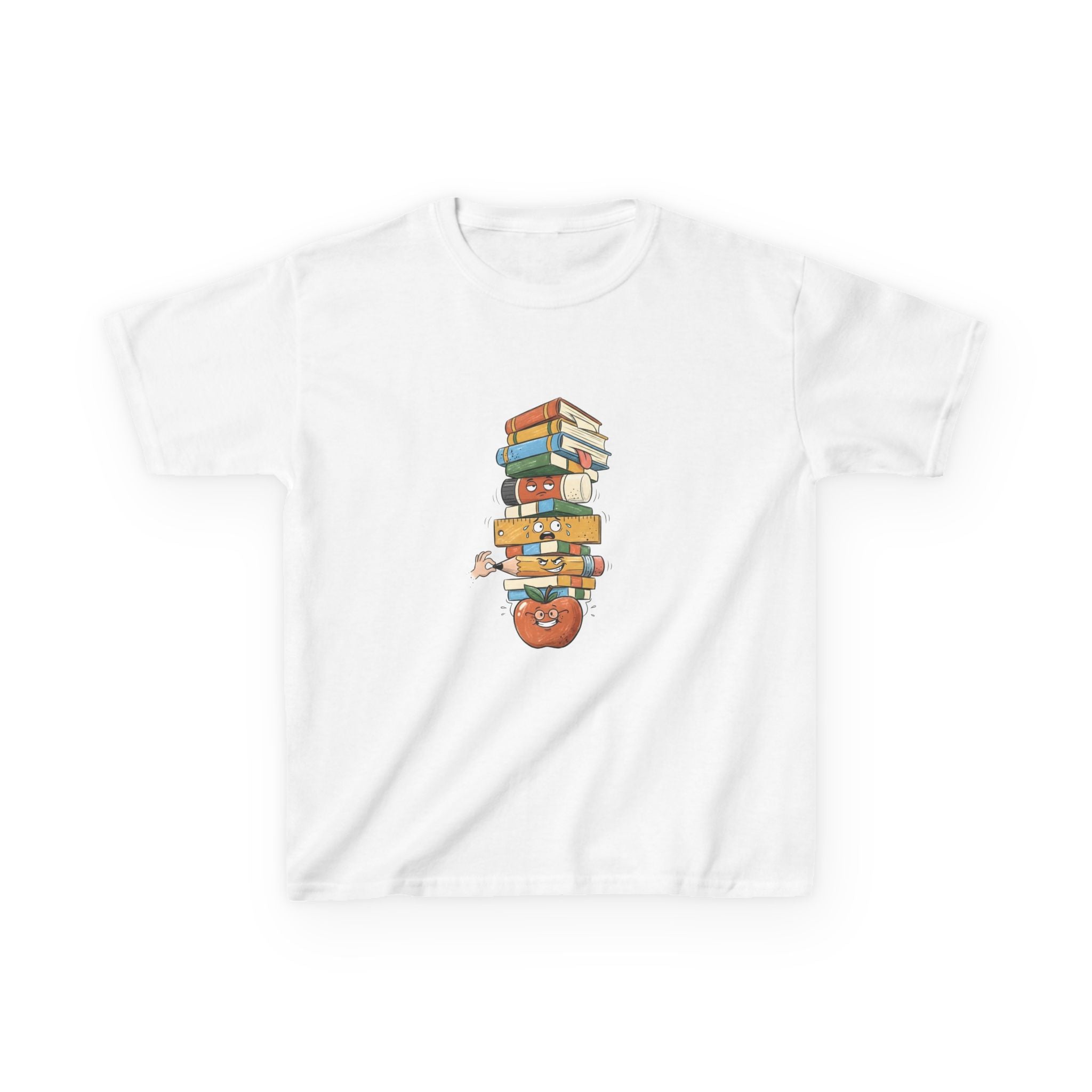 Kids T-Shirt - Funny School Supplies Cartoon | Back to School