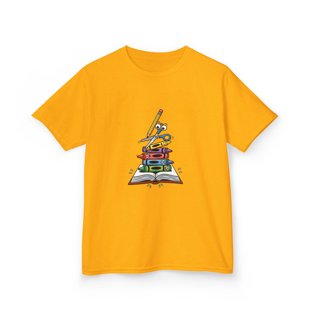 Back to School Kids Tee - Art Supplies Fun Design | 2026