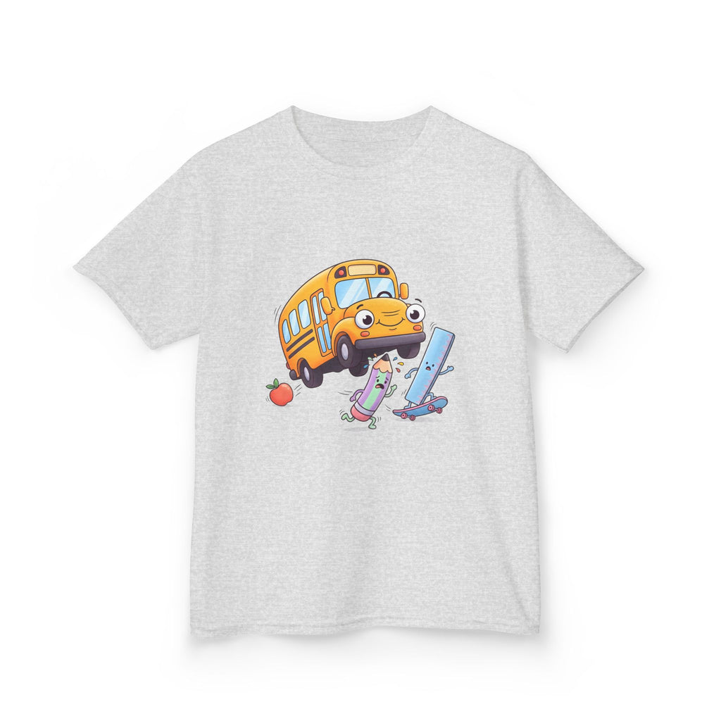 Kids School Bus Tee - Cute School Supplies Shirt | Back to School 2026