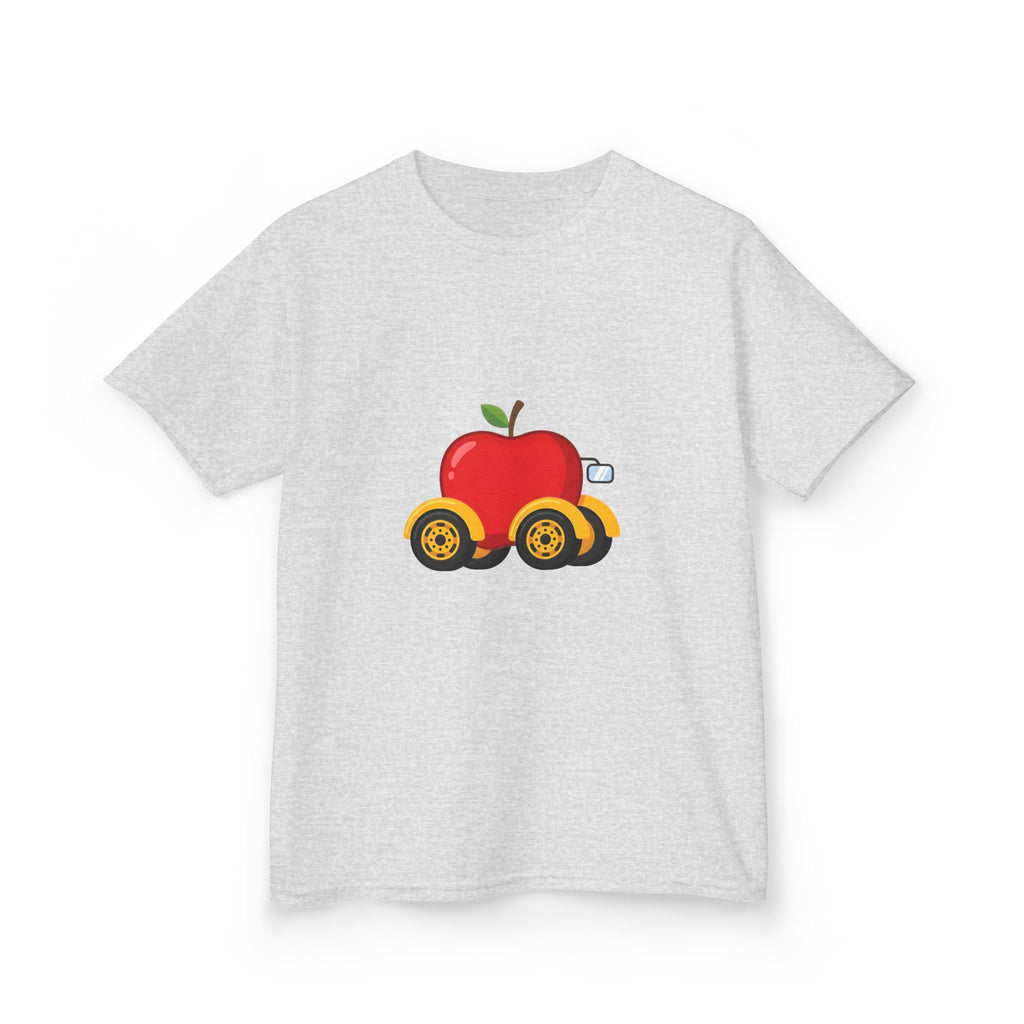 Kids T-Shirt - Apple On Wheels Graphic | Whimsical Fruit Car