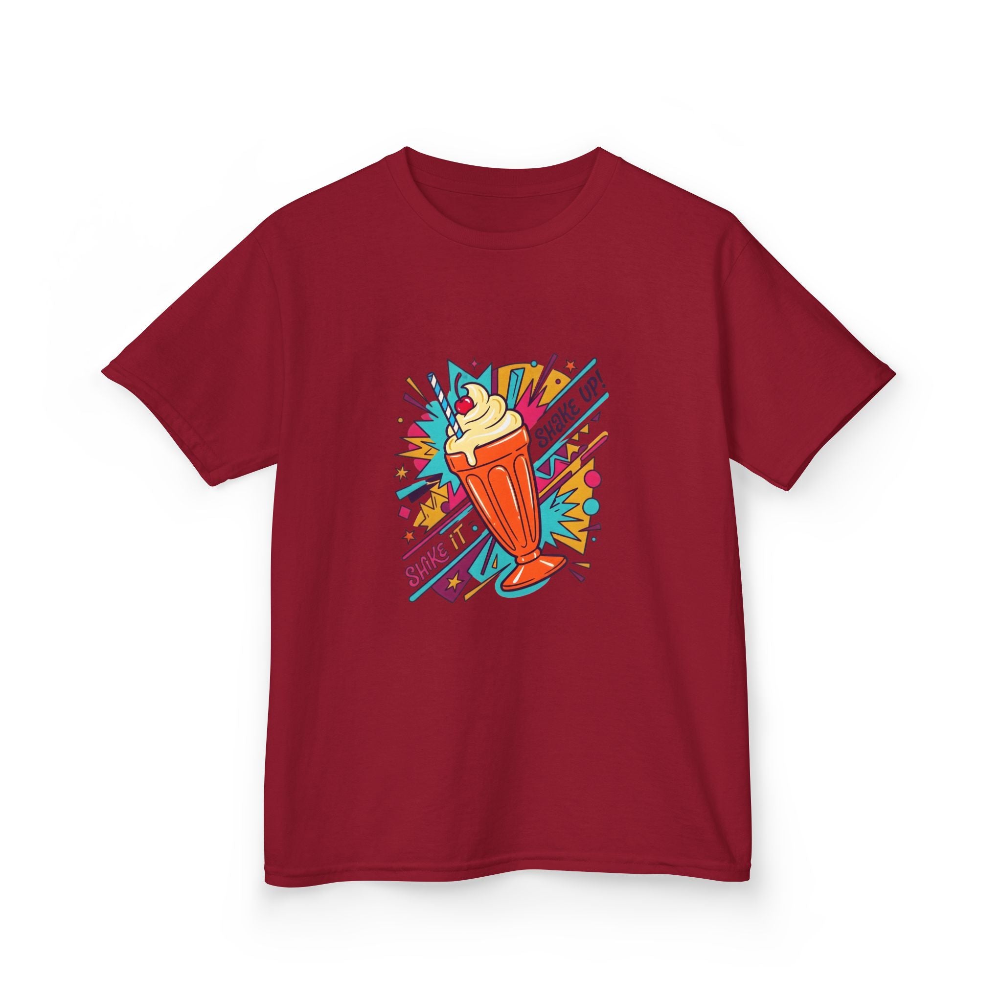 Kids Retro Pop Art Milkshake Tee - SHAKE IT UP! Dessert