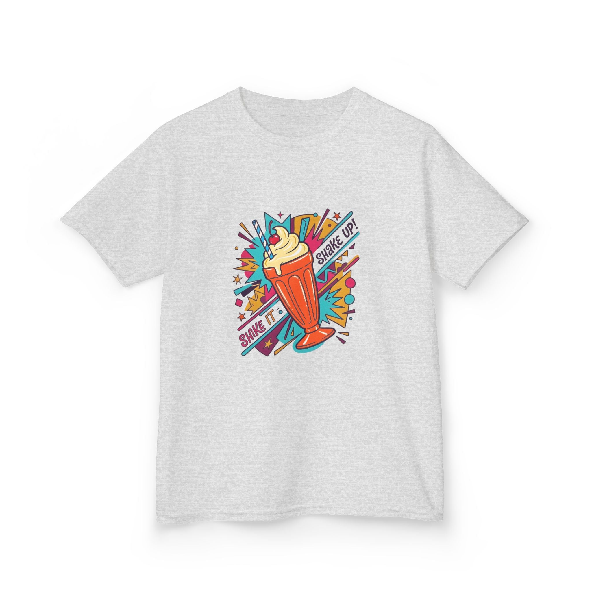 Kids Retro Pop Art Milkshake Tee - SHAKE IT UP! Dessert
