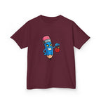Kids Tee - Mischievous School Supplies Cartoon | Funny Education