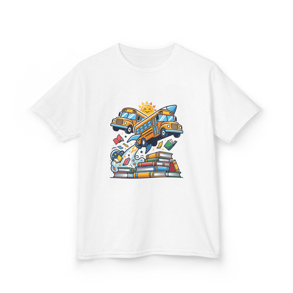 Kids Back to School T-Shirt - Rocket Bus Adventure | First Day