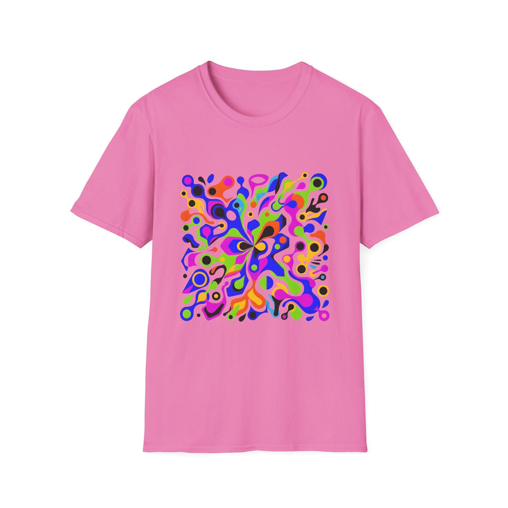 Unisex T-Shirt - Vibrant Organic Abstract | Psychedelic Flow